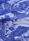 Вышивка на сетке бисером синее (DG-5516) фото 4