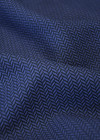 Жаккард вискоза стрейч синий в мелкий зигзаг (GG-76001) фото 2