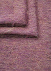 Пальтово-костюмная шерсть с мохером, цвет лиловый фото 3