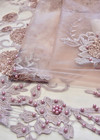 Вышивка на сетке жемчужинами цветы жемчужно розовая (DG-8916) фото 4