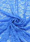 Кружево голубое цветочный узор (GG-0380) фото 2