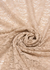 Кружево кремовое мелкий цветочный узор (DG-0480) фото 2