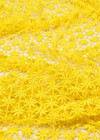 Кружево натуральное желтое мелкий цветок (DG-2480) фото 3