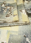 Пайетки двухсторонние с рисунком золото бежевые (DG-1536) фото 4