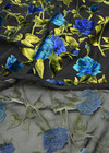 Панбархат голубые розы фото 2
