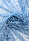 Кружево плетеное голубое серебристой нитью (DG-8346) фото 3