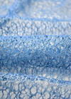 Кружево плетеное голубое серебристой нитью (DG-8346) фото 4