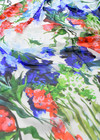 Именной шифон акварельные цветы на белом (DG-3146) фото 2