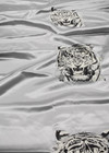 Тафта вышивка тиграми серый Gucci фото 2
