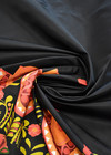 Тафта черная цветочный бордюр Valentino фото 2