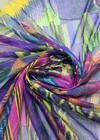 Батист шелк фиолетовый из лоскутков (DG-08001) фото 2