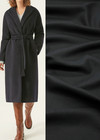 Пальтовое черное шерстяное сукно фото 1