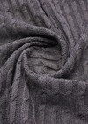 Трикотаж вязанный темный фиолетовый оттенок фото 3