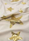 Трикотаж звезды вышивка пайетками (DG-8076) фото 2