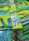 Трикотаж зеленый пальмы (DG-76301) фото 2