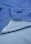 Атлас голубой мелкий узор фото 4