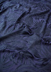 Шифон вышивка синий листья (DG-5186) фото 1