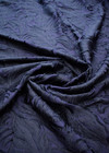 Шифон вышивка синий листья (DG-5186) фото 3