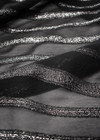 Шифон вышивка серебристая полоска (FF-2396) фото 2