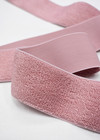 Резинка розовая махровая фото 1