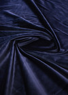 Бархат стрейч хлопок синий (GG-3386) фото 2