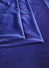 Бифлекс бархатный синий с коротким блестящим ворсом (FF-1586) фото 3