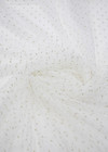 Сетка с вышивкой бежевые бантики на белом (GG-3907) фото 4