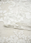Кружево свадебное белое розы (DG-6807) фото 3