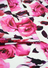 Штапель вискоза розовые розы (DG-21201) фото 3