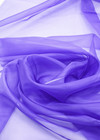 Органза шелковая фиолетовая (FF-1217) фото 3