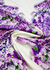 Искусственный шелк фиолетовые гортензии (DG-0727) фото 2