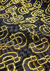 Жаккард вышивка золотые цепи Gucci фото 3