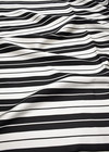 Тафта вискоза черно-белая полоска (DG-9237) фото 2