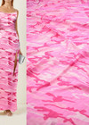 Шелк розовый камуфляж милитари фото 1