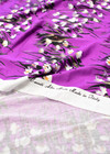 Трикотаж ландыши на фиолетовом (DG-9127) фото 3