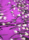 Трикотаж ландыши на фиолетовом (DG-9127) фото 4
