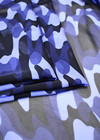 Шифон шелк синий камуфляж (DG-5827) фото 4