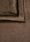 Нарядный вечерний шелковый бархат в коричневом цвете фото 3