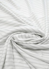 Именной креп шелк белый в полоску (GG-5047) фото 4