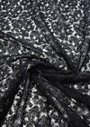 Кружево черное вышивка мелкими пайетками (DG-9447) фото 4