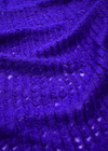 Трикотаж шерсть вязаный синий (FF-2937) фото 1