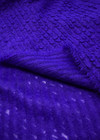 Трикотаж шерсть вязаный синий (FF-2937) фото 4
