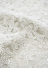 Кружево свадебное белое вышивка мелкими пайетками (DG-8447) фото 2