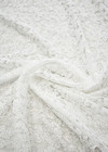 Кружево свадебное белое вышивка мелкими пайетками (DG-8447) фото 3