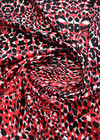 Именной креп купон красный леопард (DG-4569) фото 2
