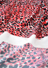 Именной креп купон красный леопард (DG-4569) фото 4