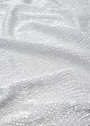 Трикотажное плиссе белое с серебристым напылением (GG-4637) фото 1
