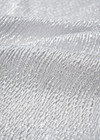 Трикотажное плиссе белое с серебристым напылением (GG-4637) фото 2