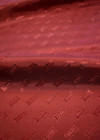 Подкладочная вискоза бордовая надписи (FF-7147) фото 4