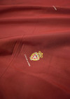 Подкладочная с вышивкой бордо желтый клубный герб (DG-9147) фото 2